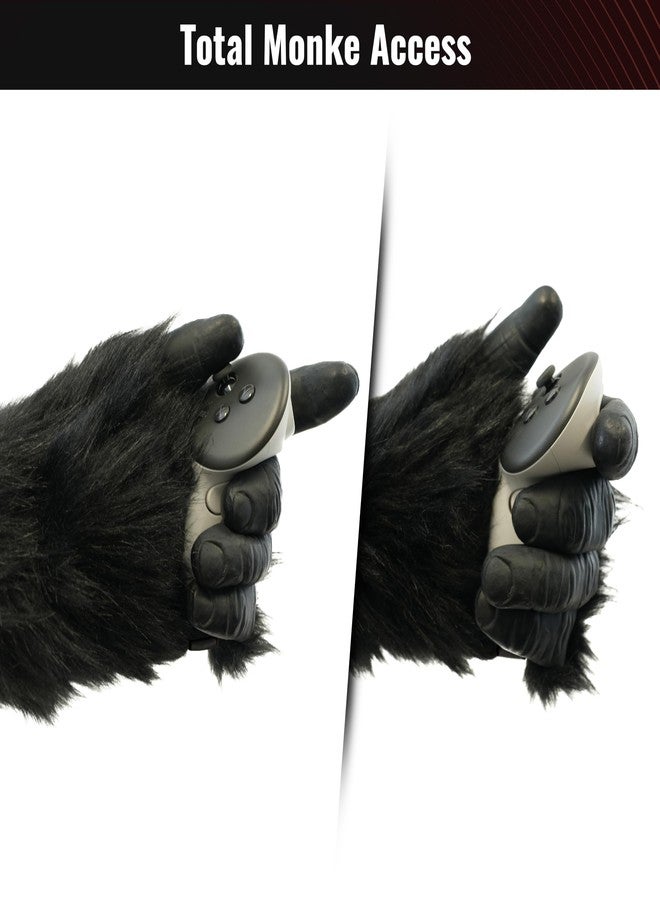 DeadEyeVR Gorilla Gloves - Gorilla Tag Ape Gloves for Quest, Quest 2, Quest 3/3s, Quest Pro, and Valve Index (Gorilla Gloves, Small) - Image 4