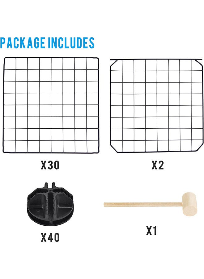 Small Animal Cage Detachable Pet Playpen Portable Metal Wire Animal House - Image 4