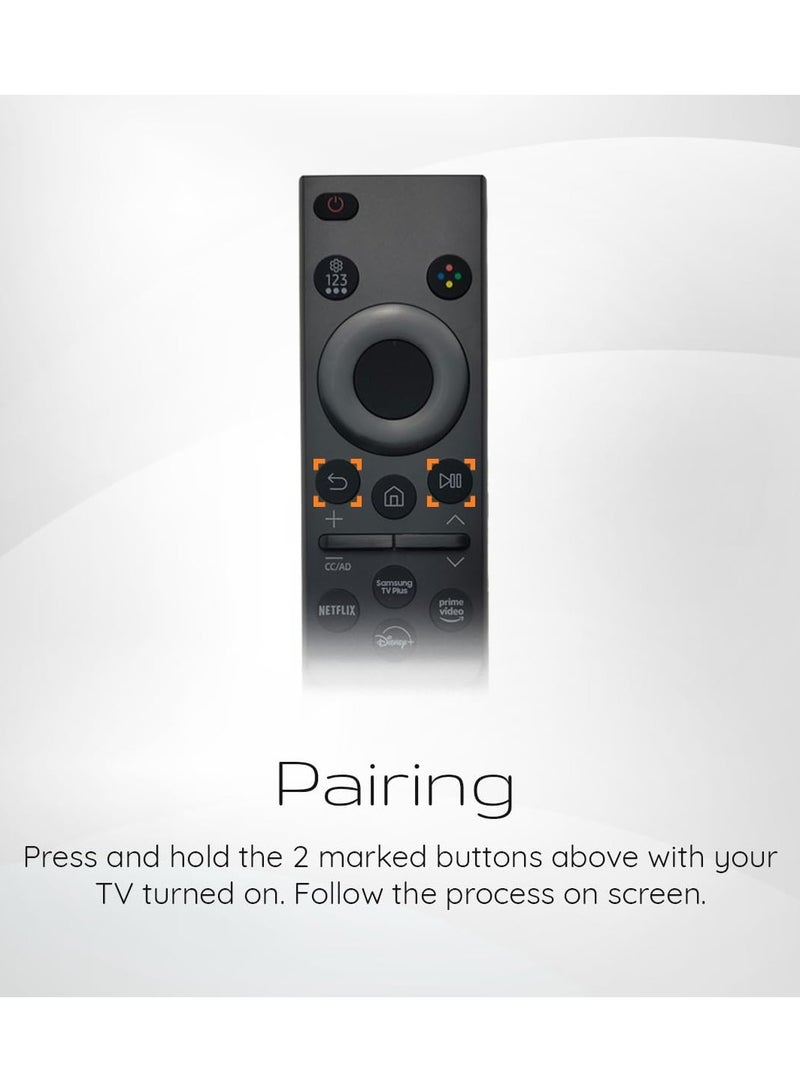 HuHa Ceybo OEM BN59-01388A Remote Control for Samsung Crystal UHD 4K CU7000 Series Smart TV Includes Netflix Samsung TV Prime Video & Disney+ Shortcuts  - Image 4