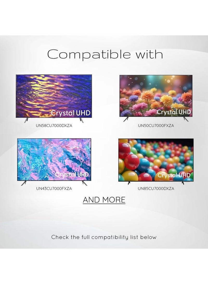 HuHa Ceybo OEM BN59-01388A Remote Control for Samsung Crystal UHD 4K CU7000 Series Smart TV Includes Netflix Samsung TV Prime Video & Disney+ Shortcuts  - Image 2