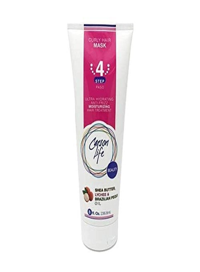 CARSON LIFE 4 Stage Hair Care System Kit For Curly Hair (Shampoo, Conditioner, Leave In Conditioner & Curly Hair Mask) - Paraben and Sulfate Free - Image 5