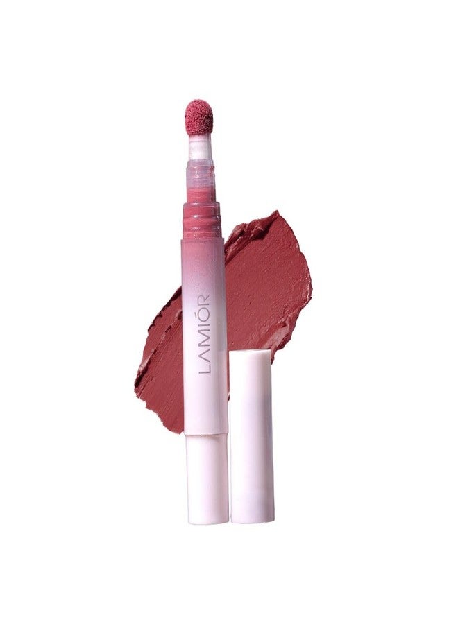Lamior Blurry Fudgy Lip Tint - Bis-coff | Ultra Velvety Matte | Transfer-Proof & Hydrating Formula | Long-Lasting Lip Tint with Cushion Applicator | Vegan & Cruelty-Free - Image 1