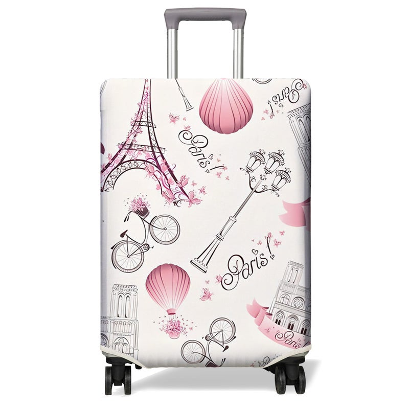 PtRug Travel Luggage Cover Suitcase Protector Fits 1832 Inch Wheel Covers PatternedTravel Related Items Flower Luggage Protector Elastic XL - Image 2
