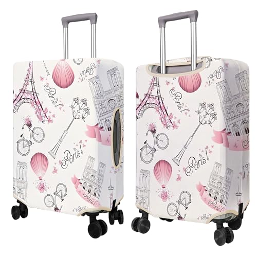 PtRug Travel Luggage Cover Suitcase Protector Fits 1832 Inch Wheel Covers PatternedTravel Related Items Flower Luggage Protector Elastic XL - Image 3