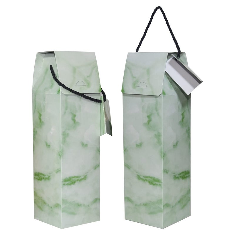TRIACE Wine Bag Cum Box Pack of 6 with Message Card. 6 Different Designs. 14 x 4 x 4 Inches. Perfect for Parties, Dinners, Festivals, Housewarming, Corporate Gifting & Anniversary. TR 124 - Image 3