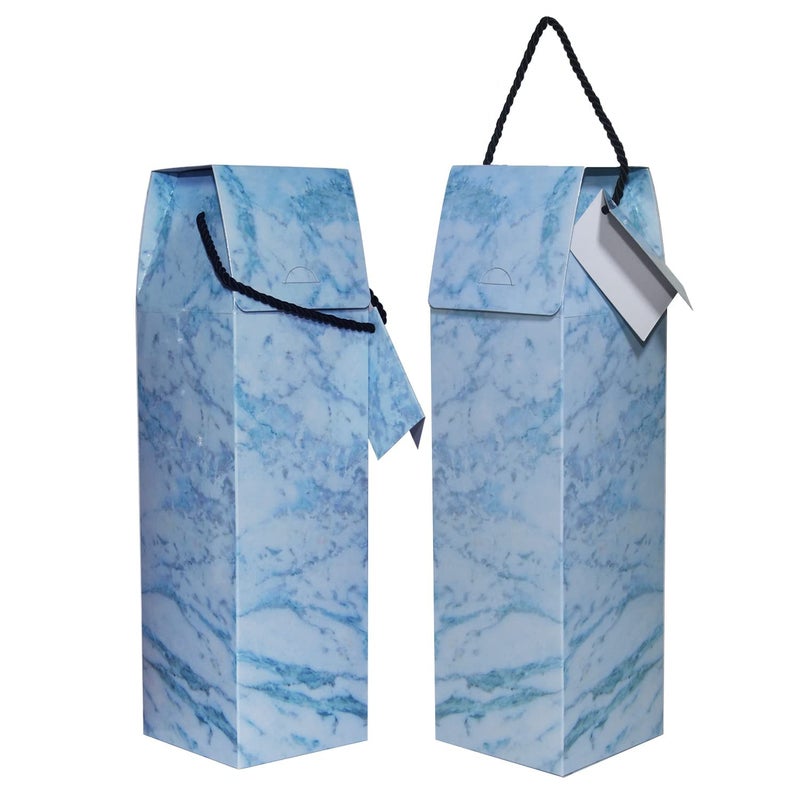 TRIACE Wine Bag Cum Box Pack of 6 with Message Card. 6 Different Designs. 14 x 4 x 4 Inches. Perfect for Parties, Dinners, Festivals, Housewarming, Corporate Gifting & Anniversary. TR 124 - Image 4