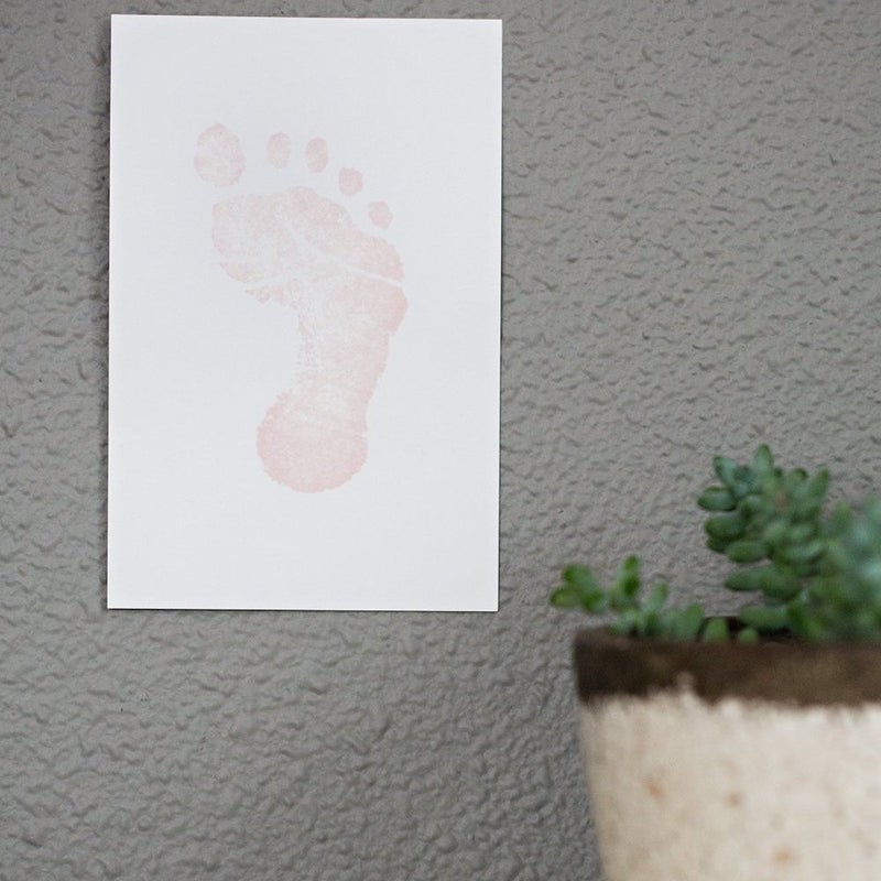 Pearhead Newborn Baby Handprint or Footprint CleanTouch Ink Pad 2 Uses Pink Pack of 3 - Image 5