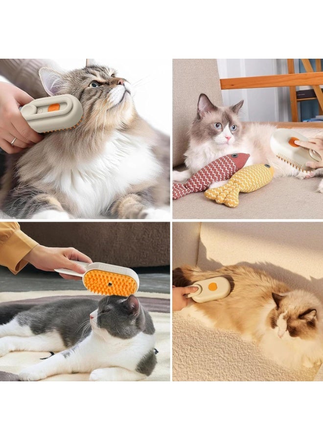 3-in-1  Steam Brush for Cats & Dogs – Grooming & Massage Brush with Water Tank, Steam for Long & Short Hair, Pet Hair Remover - Image 3