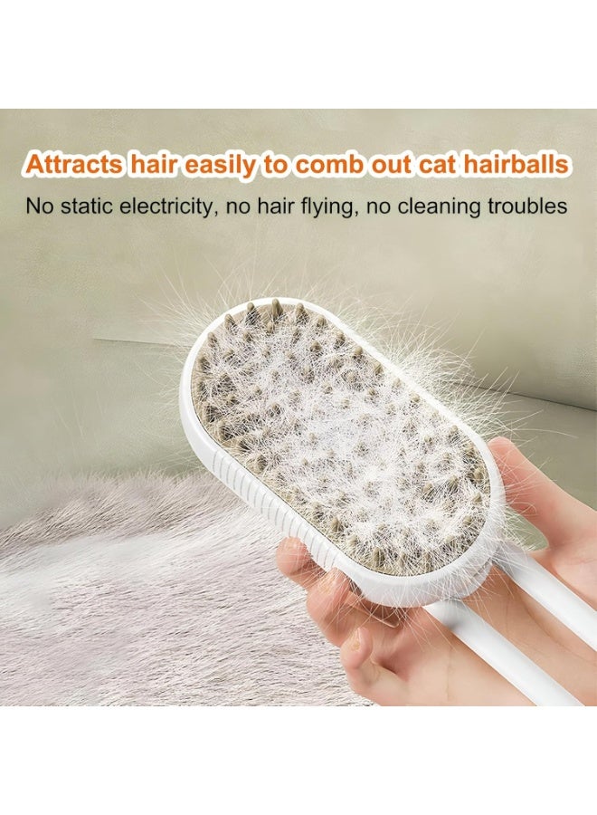 3-in-1  Steam Brush for Cats & Dogs – Grooming & Massage Brush with Water Tank, Steam for Long & Short Hair, Pet Hair Remover - Image 5
