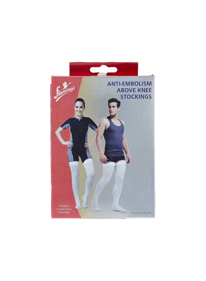 Flamingo Anti Embolism Above Knee Stockings - Large Oc 2232