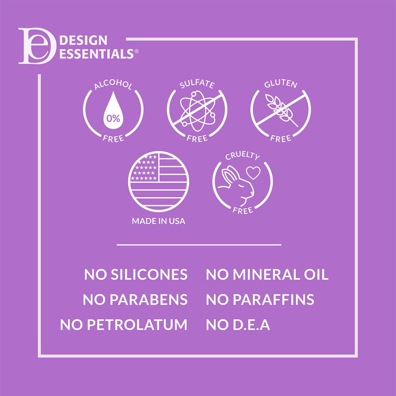Design Essentials Agave & Lavender Moisturizing & Detangling Conditioner-Blow-Dry & Silk Press Collection - 12oz - Image 4