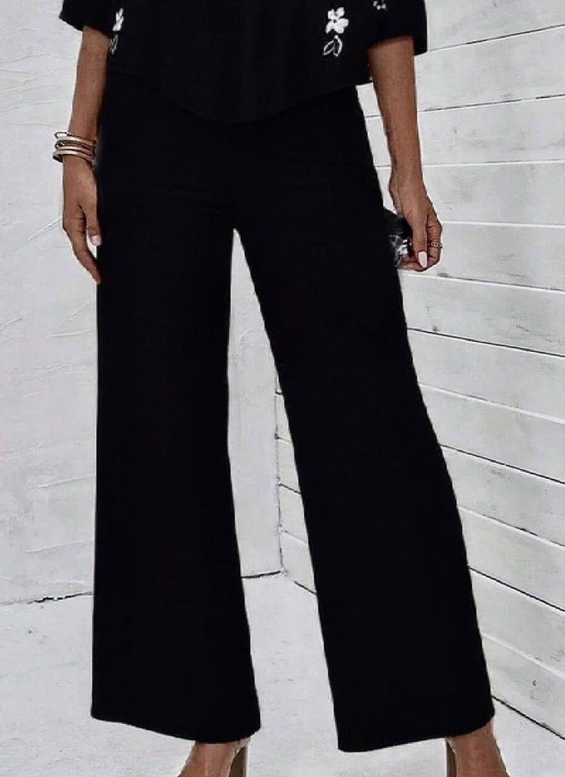 LOZ Lounge Sets for Women 2026 Summer Casual 3/4 Sleeve Shirts Wide Leg Pants Matching Tracksuit Sets Travel Outfits - Image 4