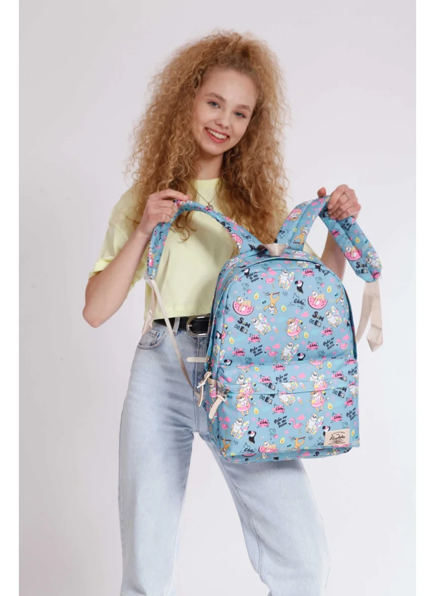 KAUKKO Nature Summer Slotsh Bag Pencil Case Set
