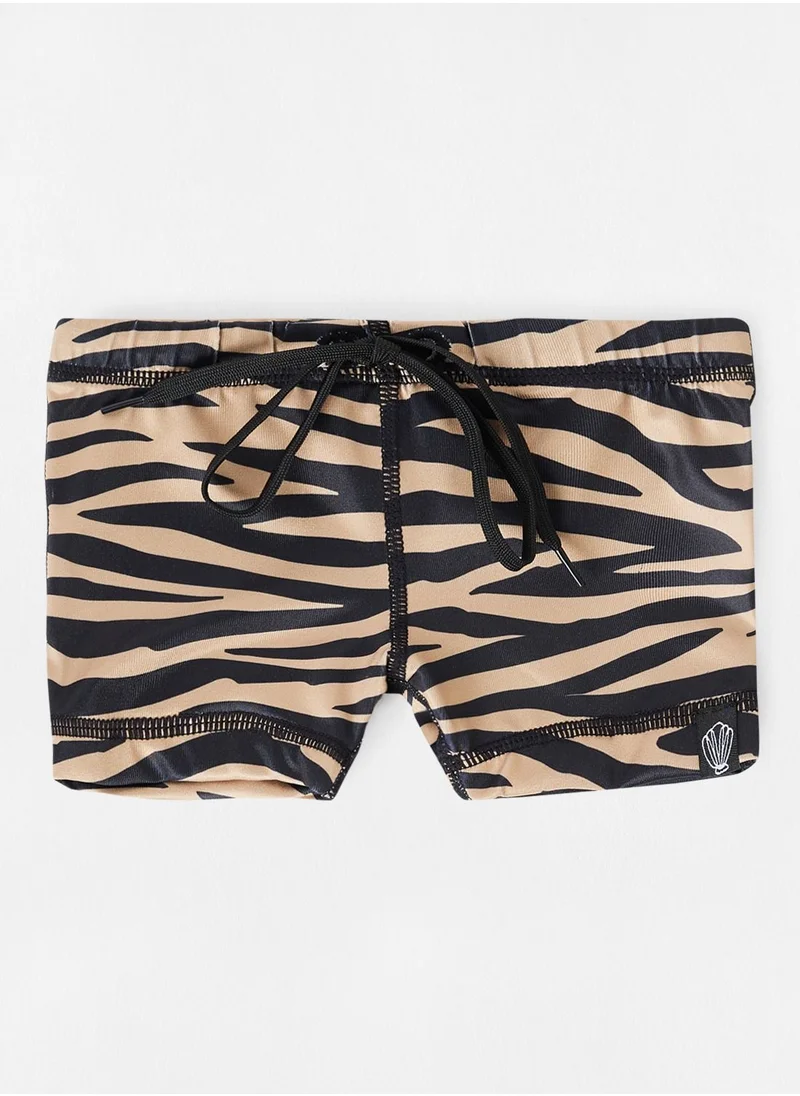 بيتش & باندتس Boys Tiger Shark Swim Shorts