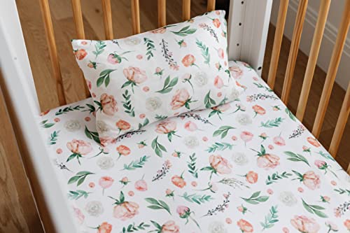 Pobibaby Pobi Baby 13x18 Cotton Pillowcase - 2 Pack Premium Toddler Pillowcase - Ultra Soft Jersey Knit - Crib Pillow, Kids Pillow, Travel Pillow Case Cover (Allure) - Image 3