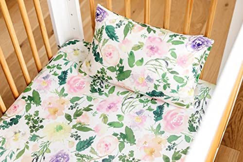 Pobibaby Pobi Baby 13x18 Cotton Pillowcase - 2 Pack Premium Toddler Pillowcase - Ultra Soft Jersey Knit - Crib Pillow, Kids Pillow, Travel Pillow Case Cover (Allure) - Image 5