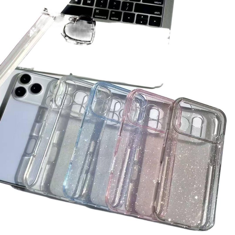 غطاء واقي بPC، مقاوم للخدش، رمادي، مقاوم للصدمات لـ iPhone 15 / 15 Plus / 15 Pro / 15 Pro Max باللون الرمادي للمكتب المنزلي للتنقل اليومي للعائلة - Image 2