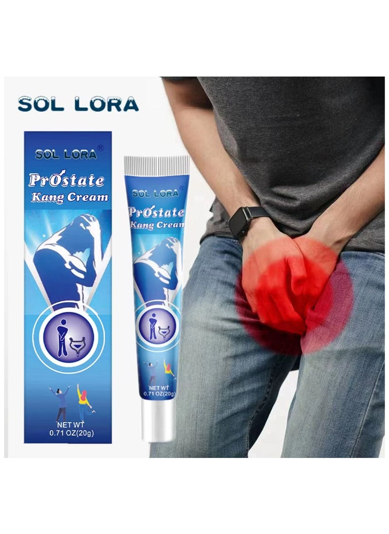 SOL LORA - Men Prostate Enhance Cream Reduce Frequent Urination For Men Health Care Treatment 20g - Image 1