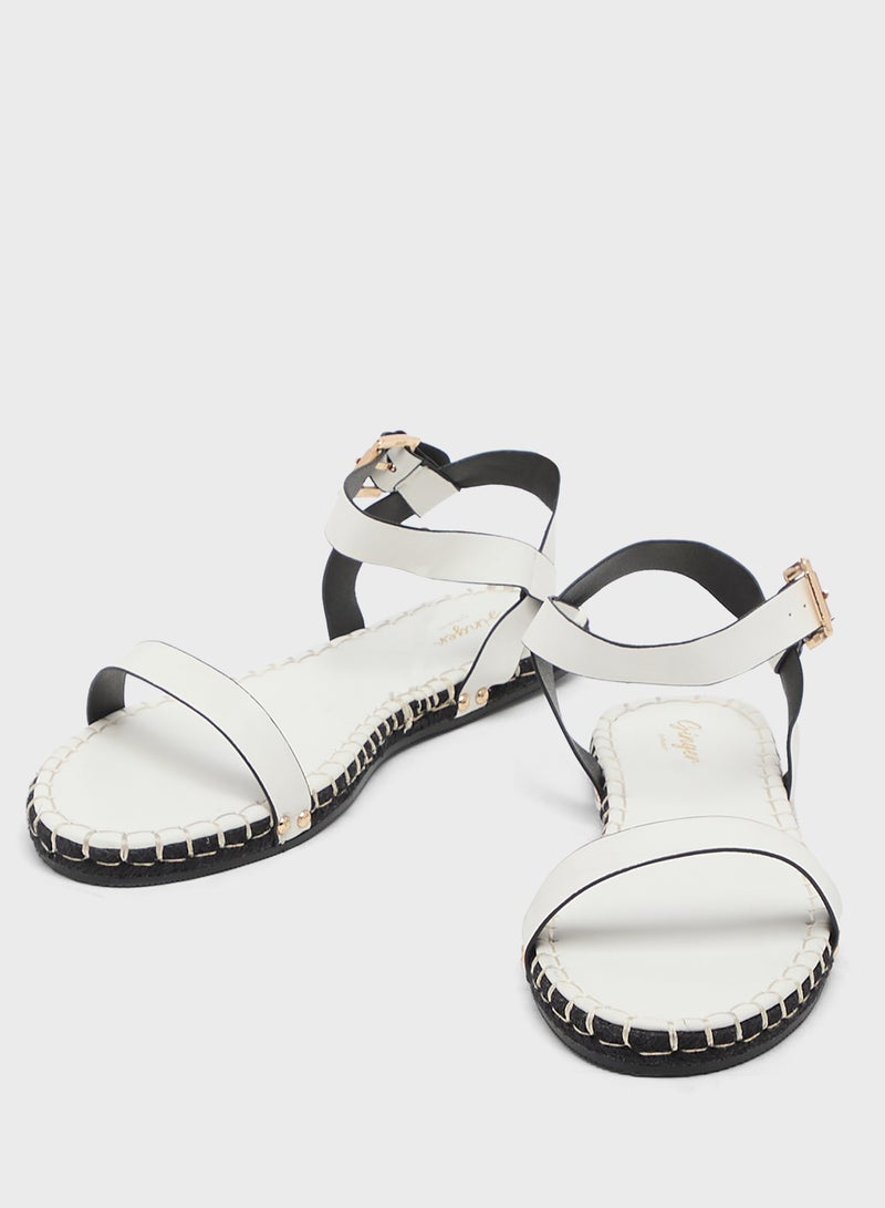 Ginger Double Strap Casual Flat Sandal - Image 4