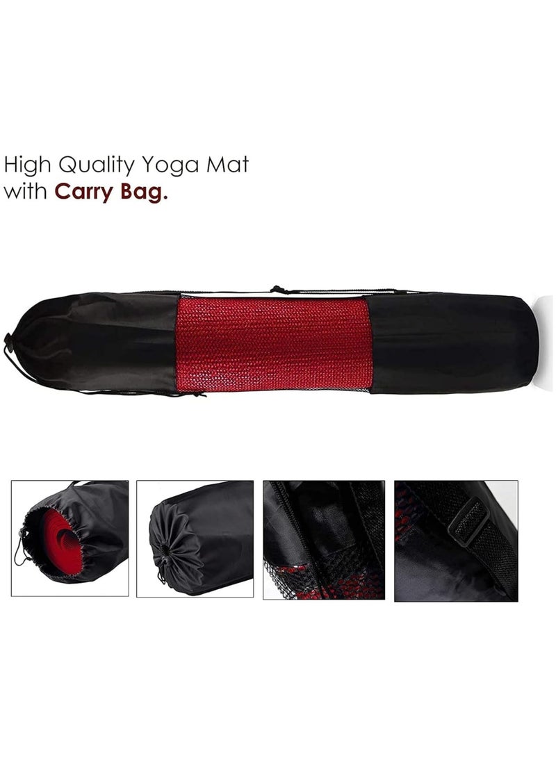 Generic Ultimate Premium Yoga Mat 6mm Thick Non-Slip Yoga Mat with Carrying Bag Included Ideal for High-Intensity Interval Workouts, Pilates, Yoga and Many Other Home Workouts  - Image 2