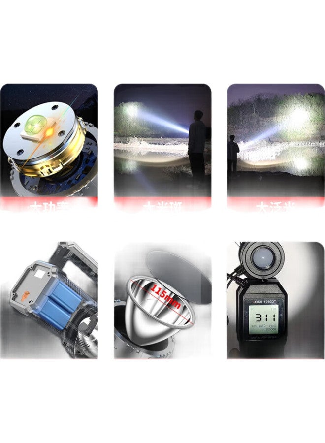 General of Light Guangming Dajiang High-Intensity Rechargeable Flashlight, Ultra-Bright Long-Range Searchlight, Handheld Lamp, Ultra-Long Battery Life, Outdoor Emergency Lighting, 1725 - Image 3