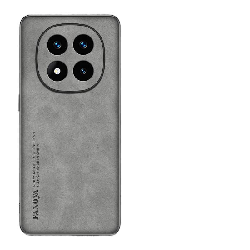 LS TPU Protective Case for Redmi Note 12 with Drop Protection and Full Camera Lens Coverage plus Shockproof plus Leather Texture plus Business Style in Red - Image 2