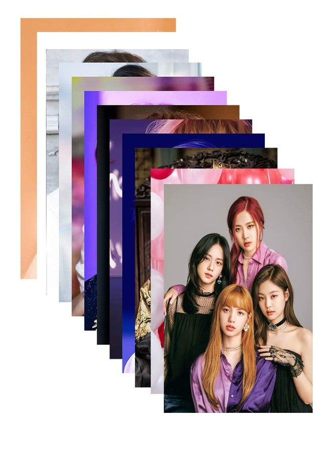 KARTMEN Pack of 12 photos for Blackpink Kpop | Music Band Posters | Black pink |, 300 GSM Paper, (A4) - Image 1