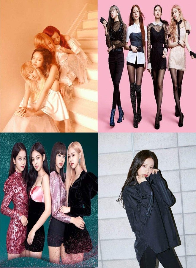 KARTMEN Pack of 12 photos for Blackpink Kpop | Music Band Posters | Black pink |, 300 GSM Paper, (A4) - Image 4