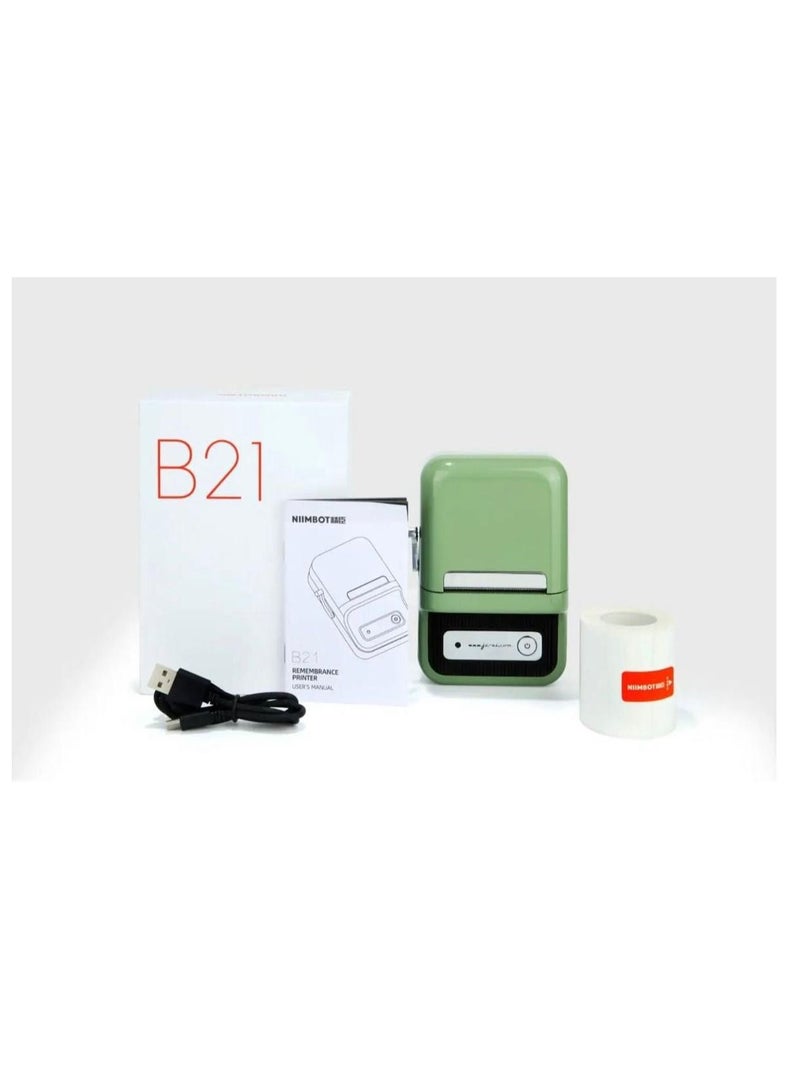 NIIMBOT Niimbot B21 Portable Wireless BT Thermal Label Maker Sticker Printer with Rfid Recognition Great for Supermarket Clothing Jewelry Retail  - Image 2