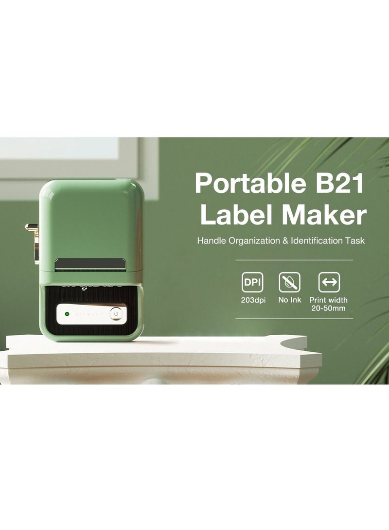NIIMBOT Niimbot B21 Portable Wireless BT Thermal Label Maker Sticker Printer with Rfid Recognition Great for Supermarket Clothing Jewelry Retail  - Image 4