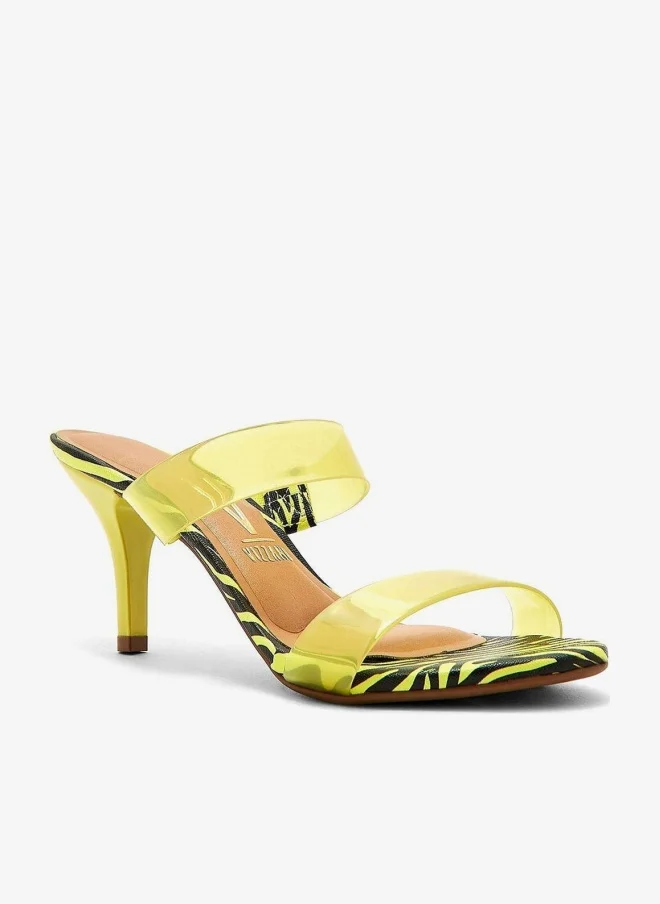 VIZZANO Block Heel Sandals for Women – Stylish Ladies Heels Sandals for Everyday Wear