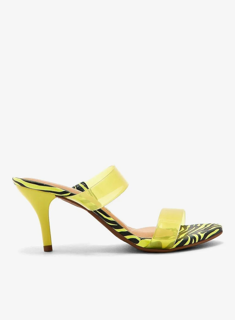 VIZZANO Block Heel Sandals for Women – Stylish Ladies Heels Sandals for Everyday Wear