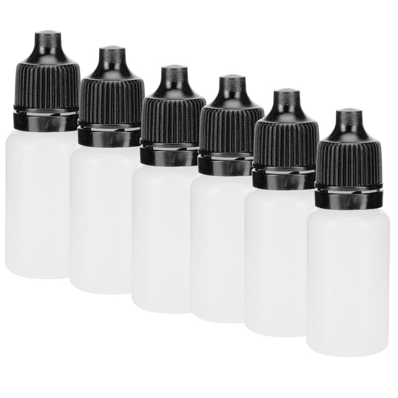 50Pcs 5ml Empty Dropper Bottles Squeezable Eye Liquid Bottle Container with Lids PlugsBlue - Image 2