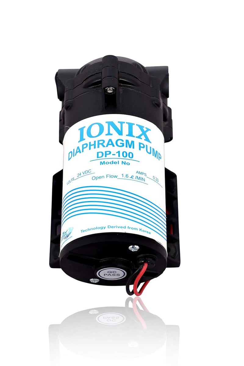 IONIX DP-100 RO Booster Pump 100 GPD & Ro pump supply adapter 24 v Combo, ro Pump 100 GPD, Compatible with All Storage Type RO's, Universal Type combo, 1 Year Warranty (100 GPD Motor And SMPS Combo) - Image 4