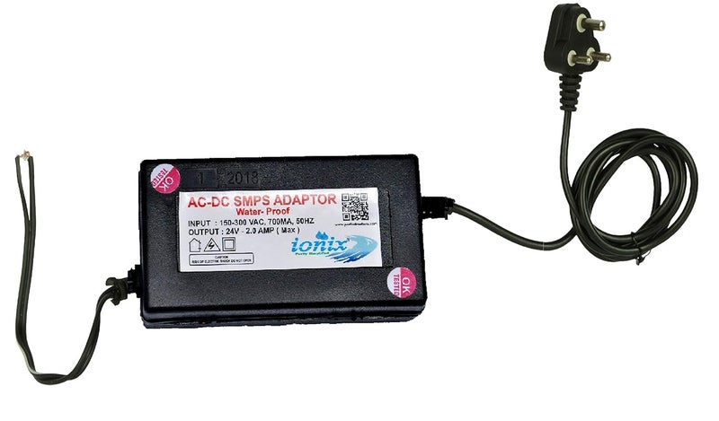 IONIX DP-100 RO Booster Pump 100 GPD & Ro pump supply adapter 24 v Combo, ro Pump 100 GPD, Compatible with All Storage Type RO's, Universal Type combo, 1 Year Warranty (100 GPD Motor And SMPS Combo) - Image 5