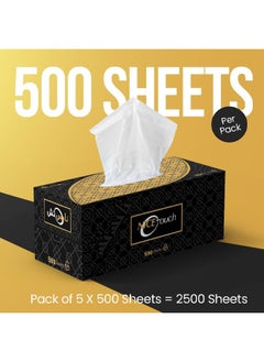 NICE Touch 1Ply Facial Tissue 15000 Sheets, 30 Packs of 500 Sheets - Contains 15000 Premium, Soft & Absorbent Tissues Suitable For All Skin Types  - Image 2