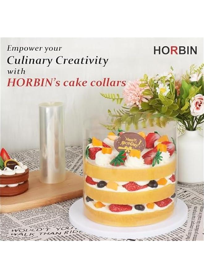 RYNX Cake Collar 6 x 394inch/1 RollTransparent Acetate Cake Roll Professional Acetate Sheets for Baking Elegant Cake Wrapping Edge Decorating - Image 2