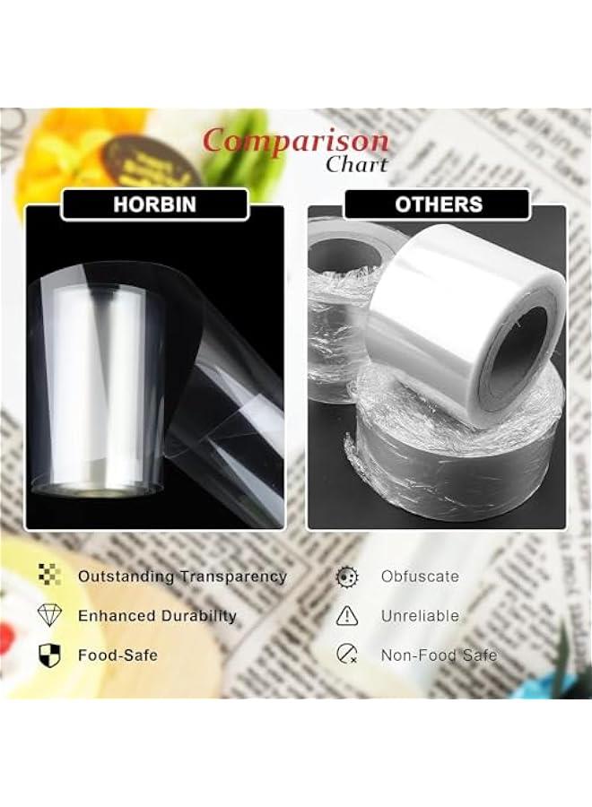 RYNX Cake Collar 6 x 394inch/1 RollTransparent Acetate Cake Roll Professional Acetate Sheets for Baking Elegant Cake Wrapping Edge Decorating - Image 4