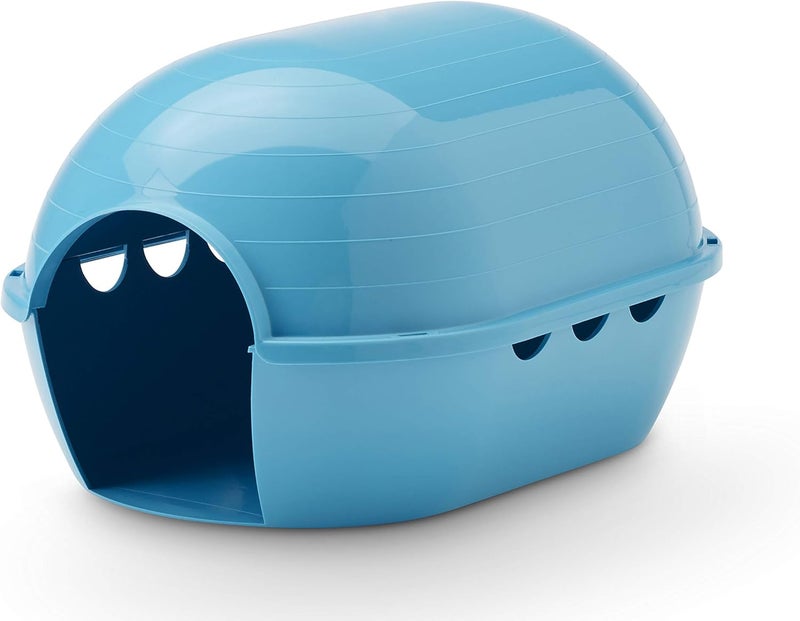 Savic Rody Igloo Hideaway Home for Rats Guinea Pigs Hamsters Hedgehogs and Other Small Animals Scuba Blue - Image 1