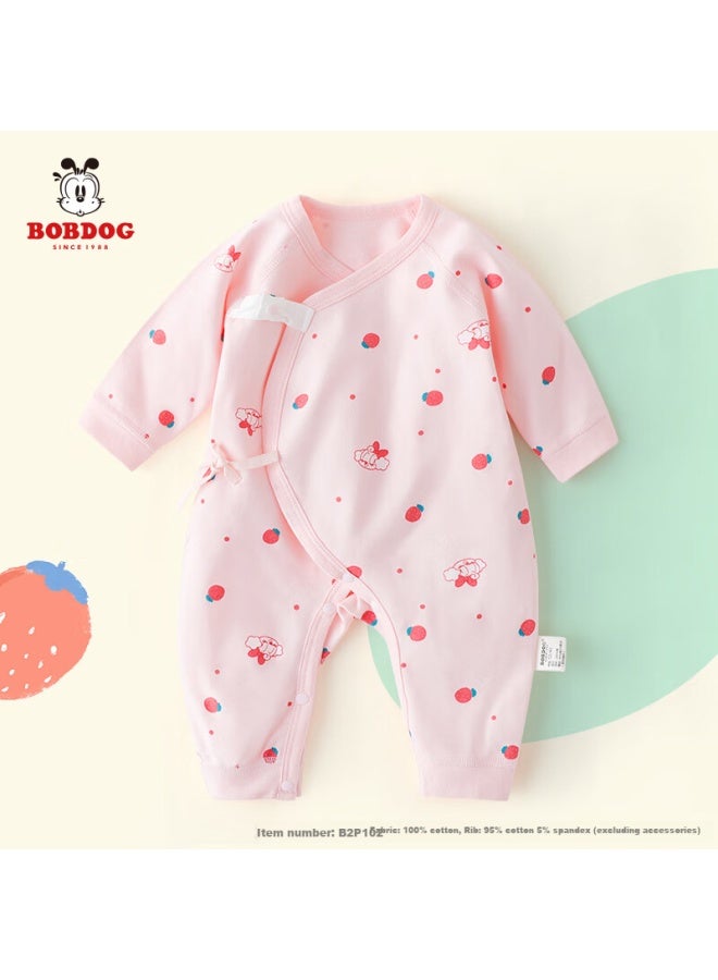 Babu Bean Baby Clothes Pure Cotton Autumn And Winter Newborn Baby Romper Long Sleeve 0-3 Months Baby Autumn Outfit Ha Yi Crawling Clothes Monk Clothes - Image 1