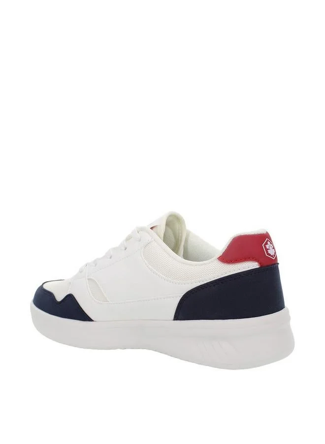 Lumberjack WHITE Men Finian Panelled Lace-Up Sneakers for Men | Best Price UAE