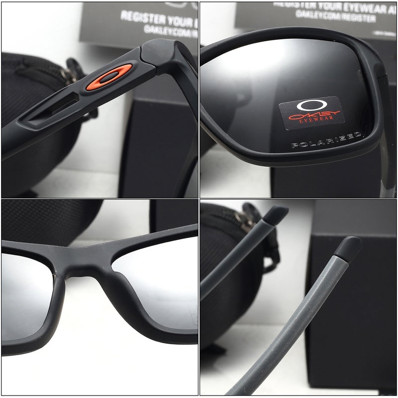 OAKLEY نظارات شمسية أوكلي هولبروك عدسات بريزم سوداء مستقطبة نظارات شمسية كلاسيكية للرجال - Image 3