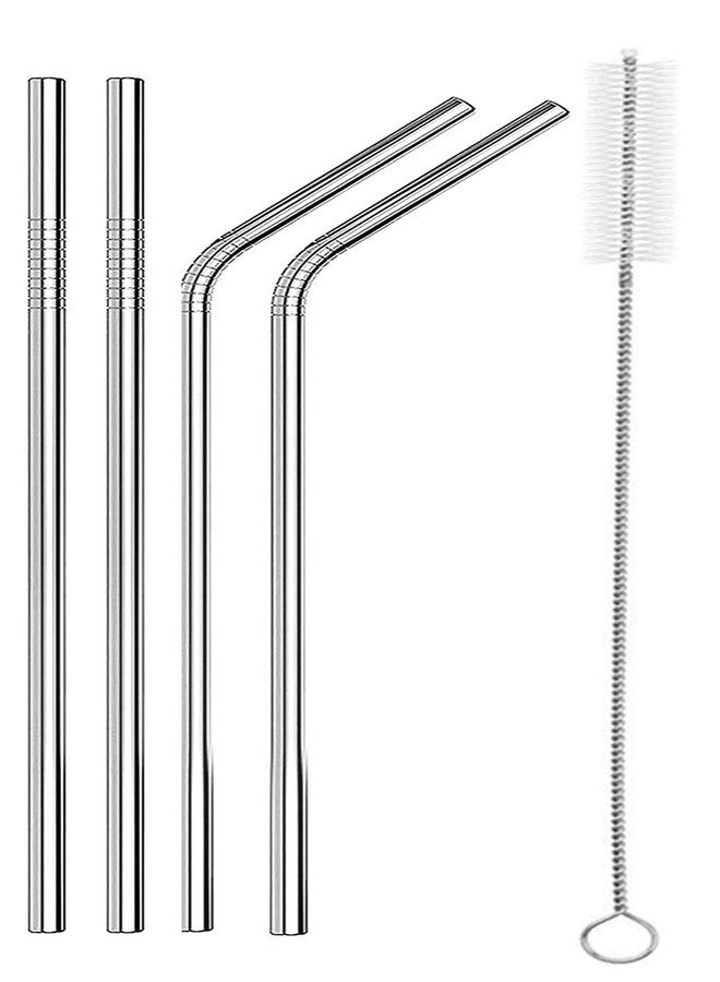 PARABRAHMA Stainless Steel Elegant Baby Sipper/Sippy Cup for Kids with Gum Protection and Straw Cleaning Brush (370 ml, 1-4 Years) (Silver) - Image 5