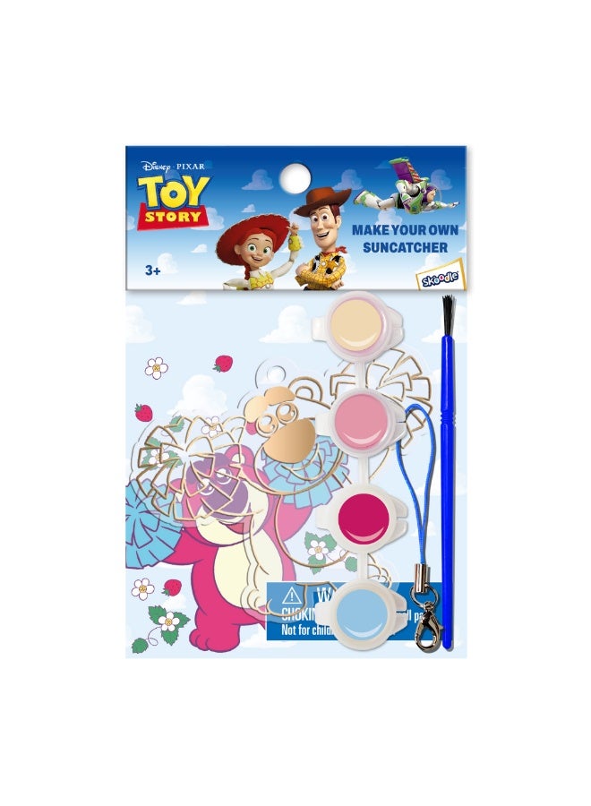 Disney Toy Story Lotso-1 Make Your Own Suncatcher | Painting Kit | Art & Craft For Kids | Fun Staycation Activity | Age 3+ - Image 1