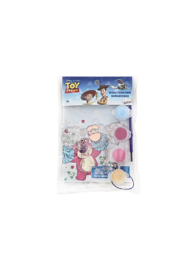 ديزني Toy Story Lotso-1 Make Your Own Suncatcher | Painting Kit | Art & Craft For Kids | Fun Staycation Activity | Age 3+