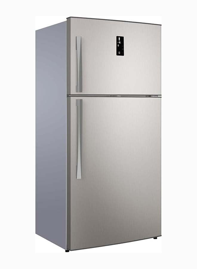 500 L, Double door, Top mount, Intelligent Inverter Compressor, Electronic Temperature Control-GRF-675SSID- Silver GRF-675SSID Grey