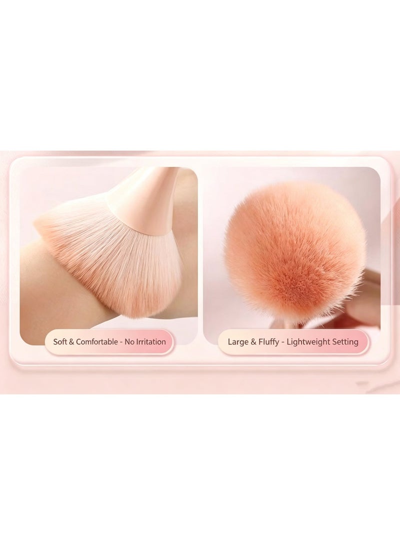 Hourglass Dusting Brush Nail Art Cleaning Brush Multifunctional Makeup Powder Brush - Image 4