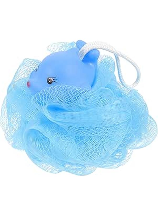 Cartoon Animal Bath Sponge Soft Body Loofah Travel Shower Ball Cleaning Accessory - Image 1
