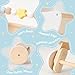 Pillowhale Wooden Baby WalkerDoll Stroller  Adjustable Handle Push Cart AntiTip Quiet Wheels Pretend Shopping Cart  Montessori Wooden Walker for Babies DollStroller for Toddlers12m - Image 4