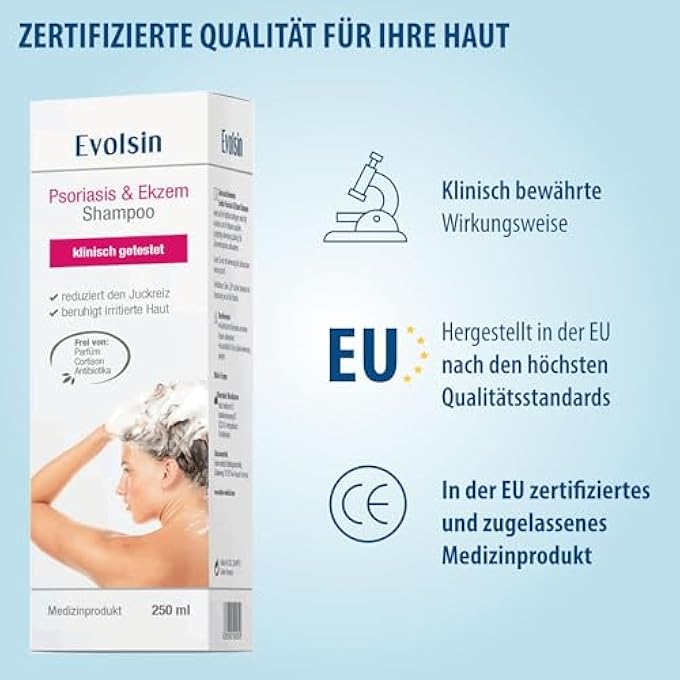 MINERAL SHAMPOO (250 ML) FOR ECZEMA, NEURODERMATITIS AND PSORIASIS SHAMPOO I RELIEVES ITCHING ON DRY, IRRITATED AND IRRITATED SCALP - Image 3